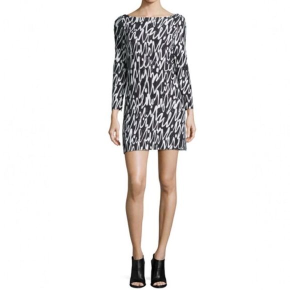 Milly of New York Dresses & Skirts - Milly for 5F Bergdorf Goodman Graffiti 3/4 Sleeve Dress